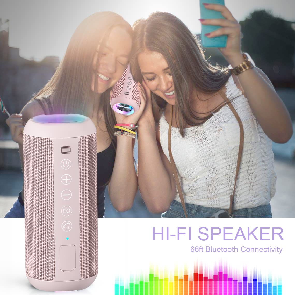 Ortizan X10 Portable Bluetooth Speaker (1st Gen), IPX7 Waterproof, Wireless