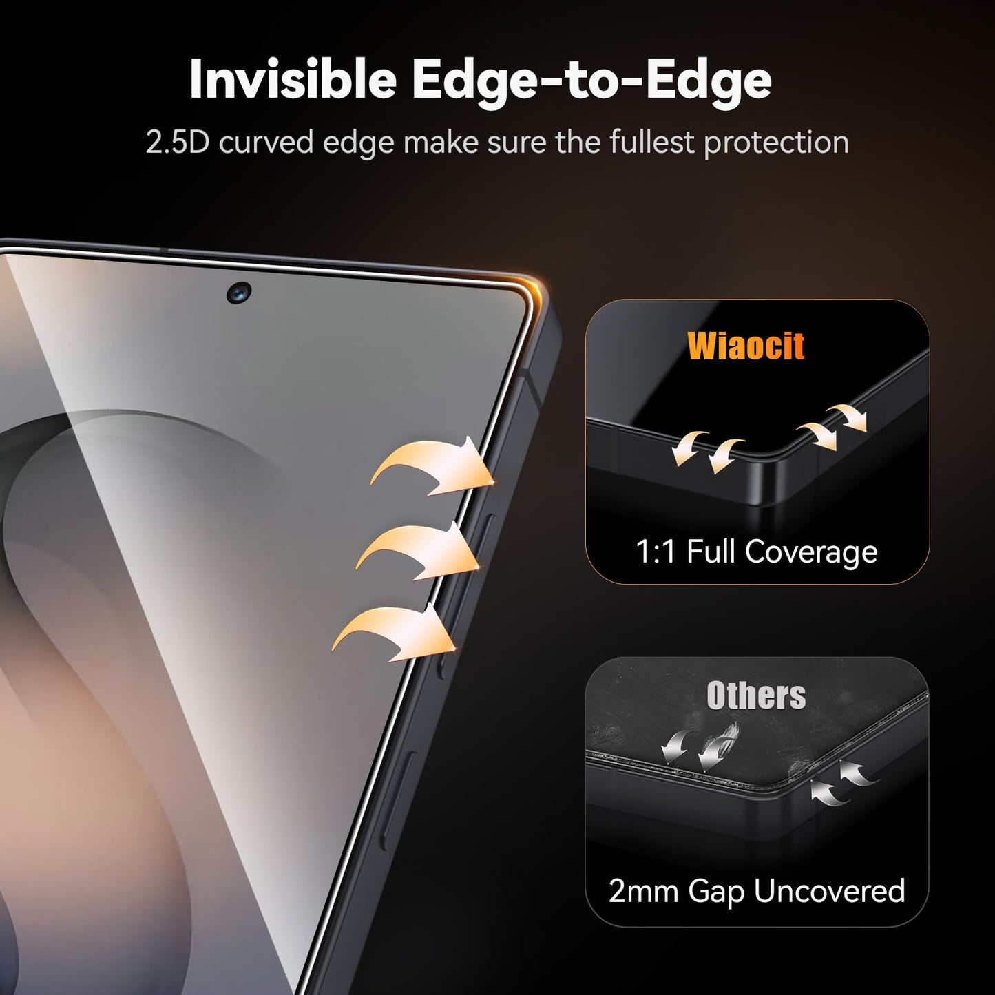 Wiaocit Camera Lens Protector for iPhone 16 Pro/iPhone 16 Pro Max