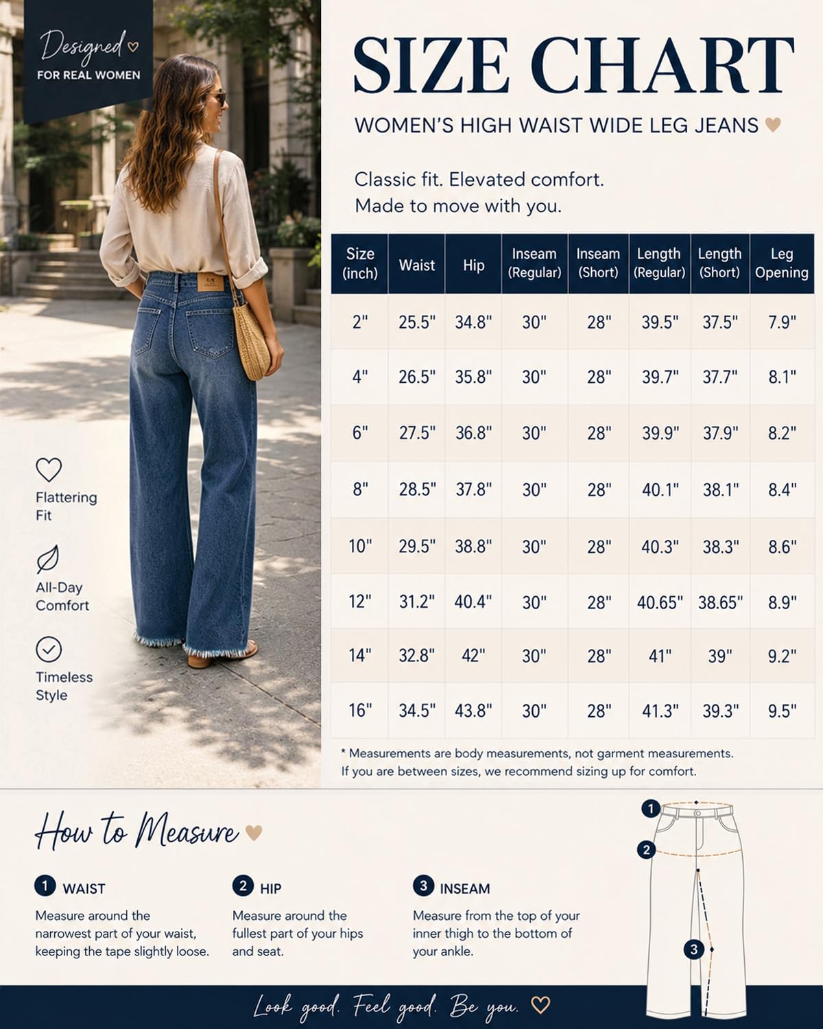 Women's High Waisted Stretchy Straight Leg Jeans Tummy Control Pants