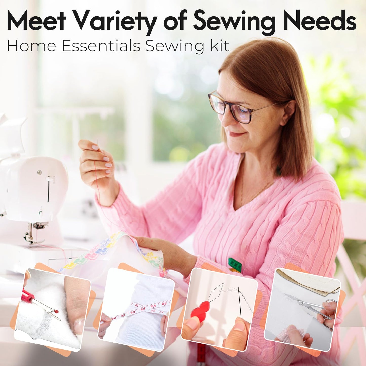 Coquimbo Sewing Kit for Adults, Christmas Stocking Stuffers for Teen Girls