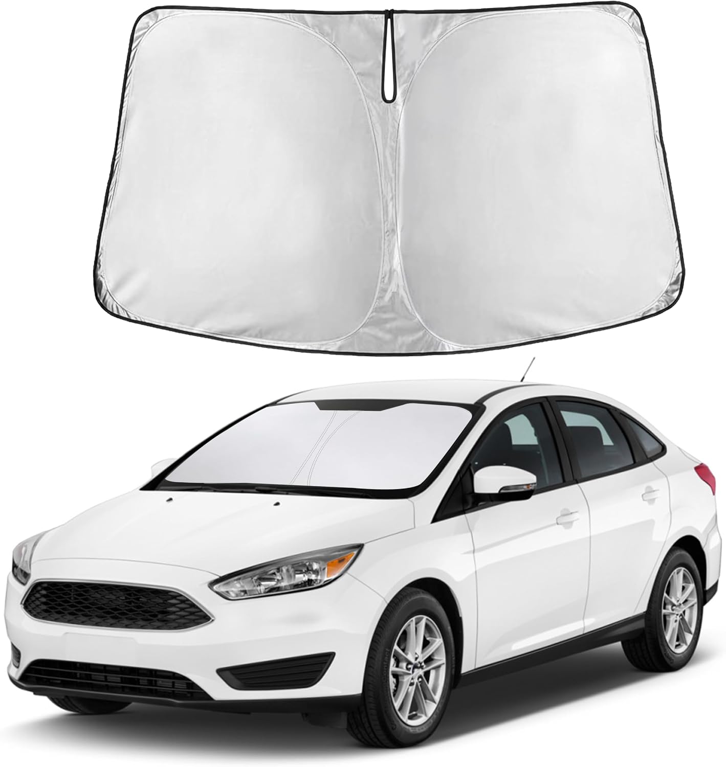 Autovir Windshield Sun Shade, 2017-2026 Tesla Model 3 & Y, 280T Visor Shade