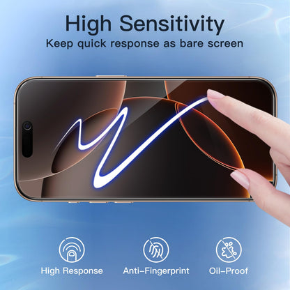 JETech Privacy Screen Protector for iPhone 17 Pro Max, 2-Pack