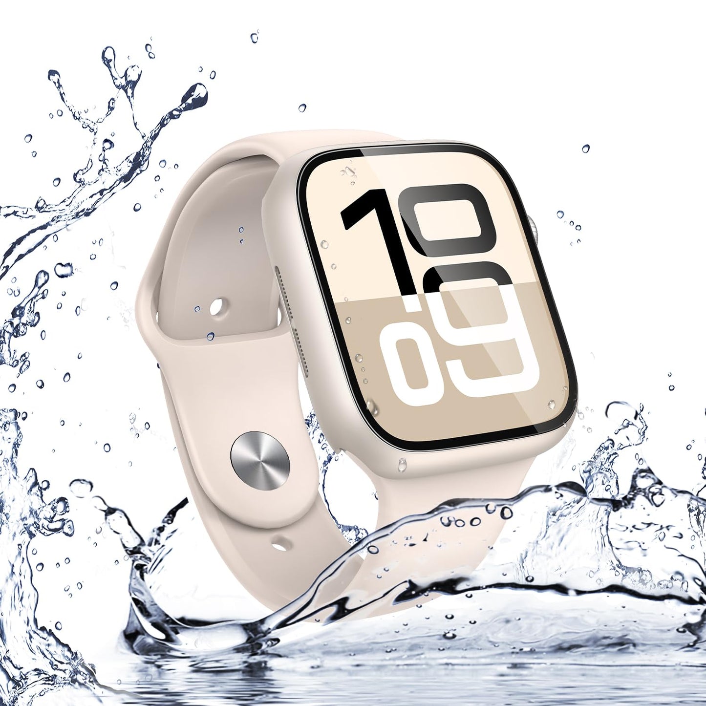Misxi 2-Pack Waterproof Case for 46mm Apple Watch Series 11/10
