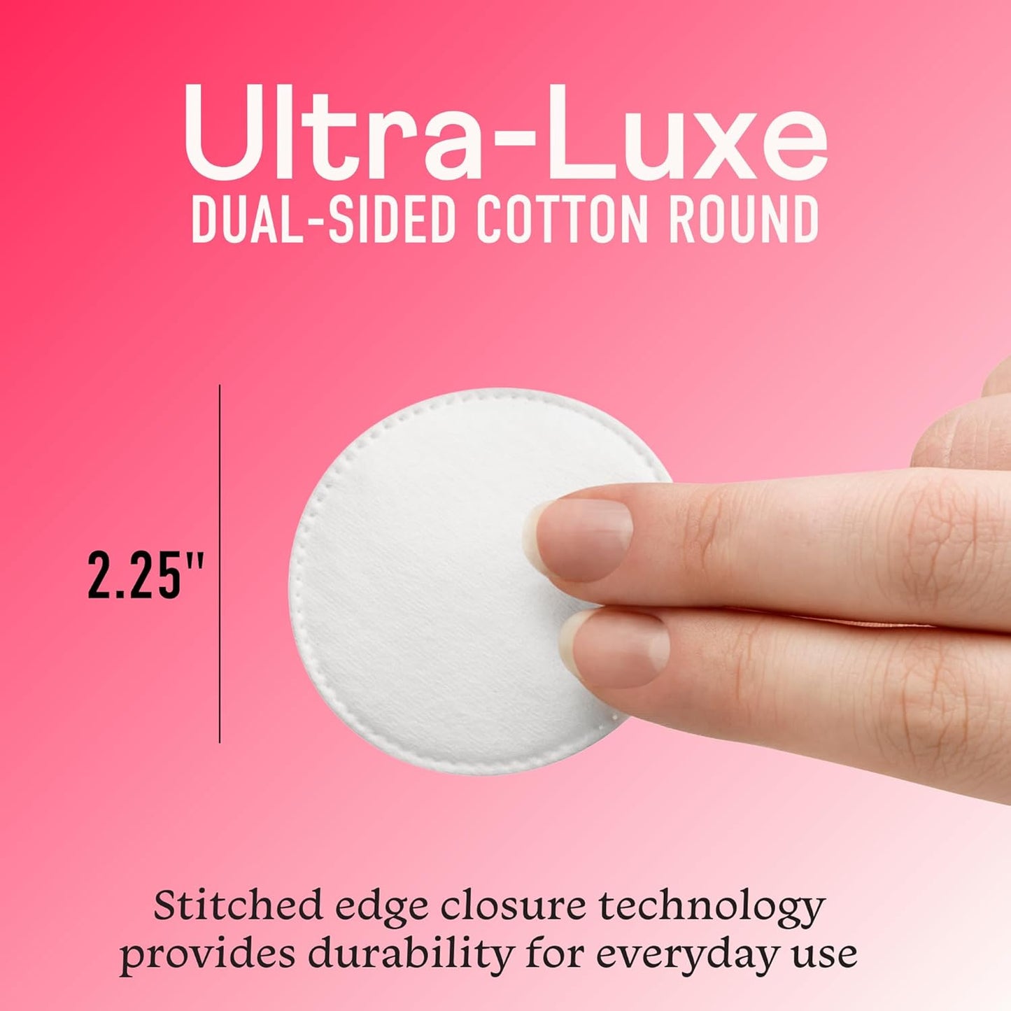 Swisspers Premium Cotton Rounds, Dual-Sided, 100 Count (Pack of 3)