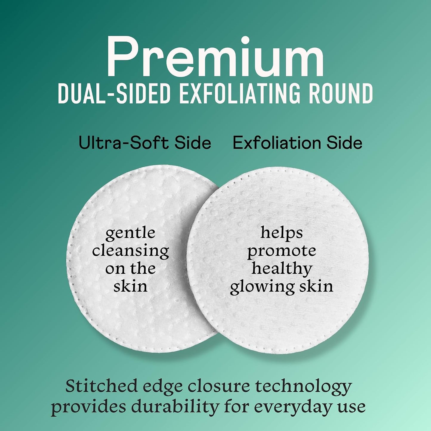 Swisspers Premium Cotton Rounds, Dual-Sided, 100 Count (Pack of 3)
