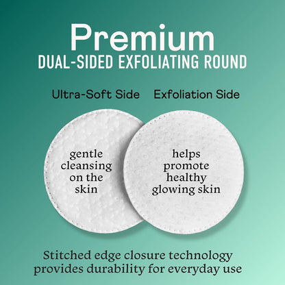 Swisspers Premium Cotton Rounds, Dual-Sided, 100 Count (Pack of 3)
