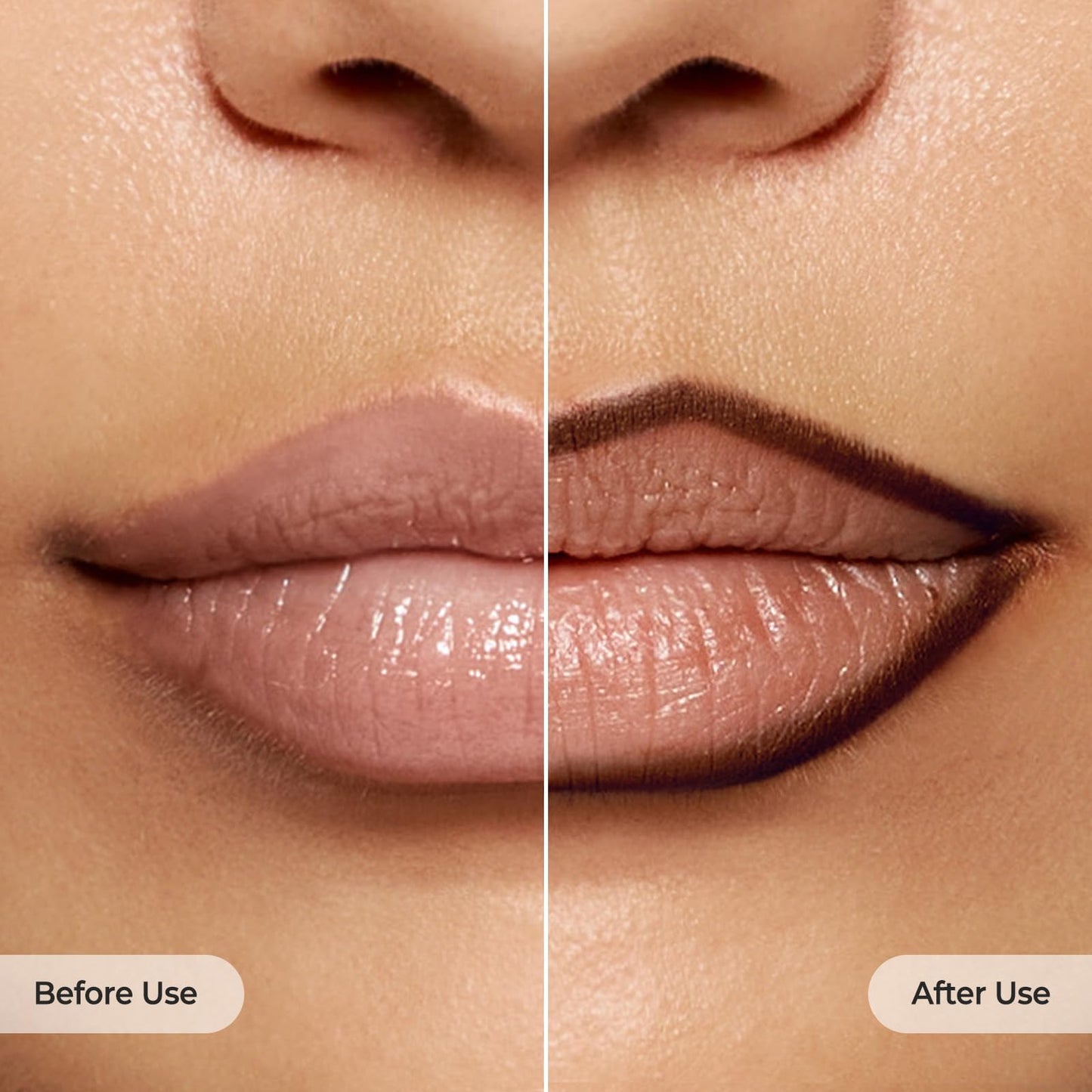 Laka Lip Liner - Smooth & Blendable Soft Matte Lip Contour Pencil for Shaping & Overlining Lips | Waterproof Formula, Oil-Cleanse Off, Long-Lasting Wear | #01 Bare Memory (Warm Beige)
