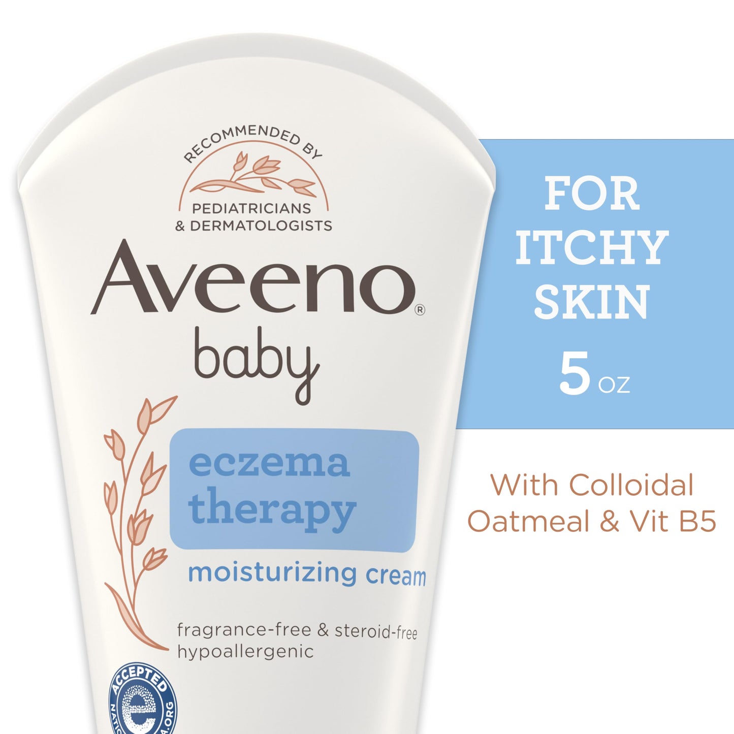 Aveeno Baby Eczema Therapy Moisturizing Cream for Dry, Itchy Skin, 7.3 oz