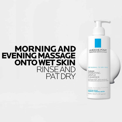 La Roche-Posay Toleriane Hydrating Gentle Facial Cleanser, with Niacinamide