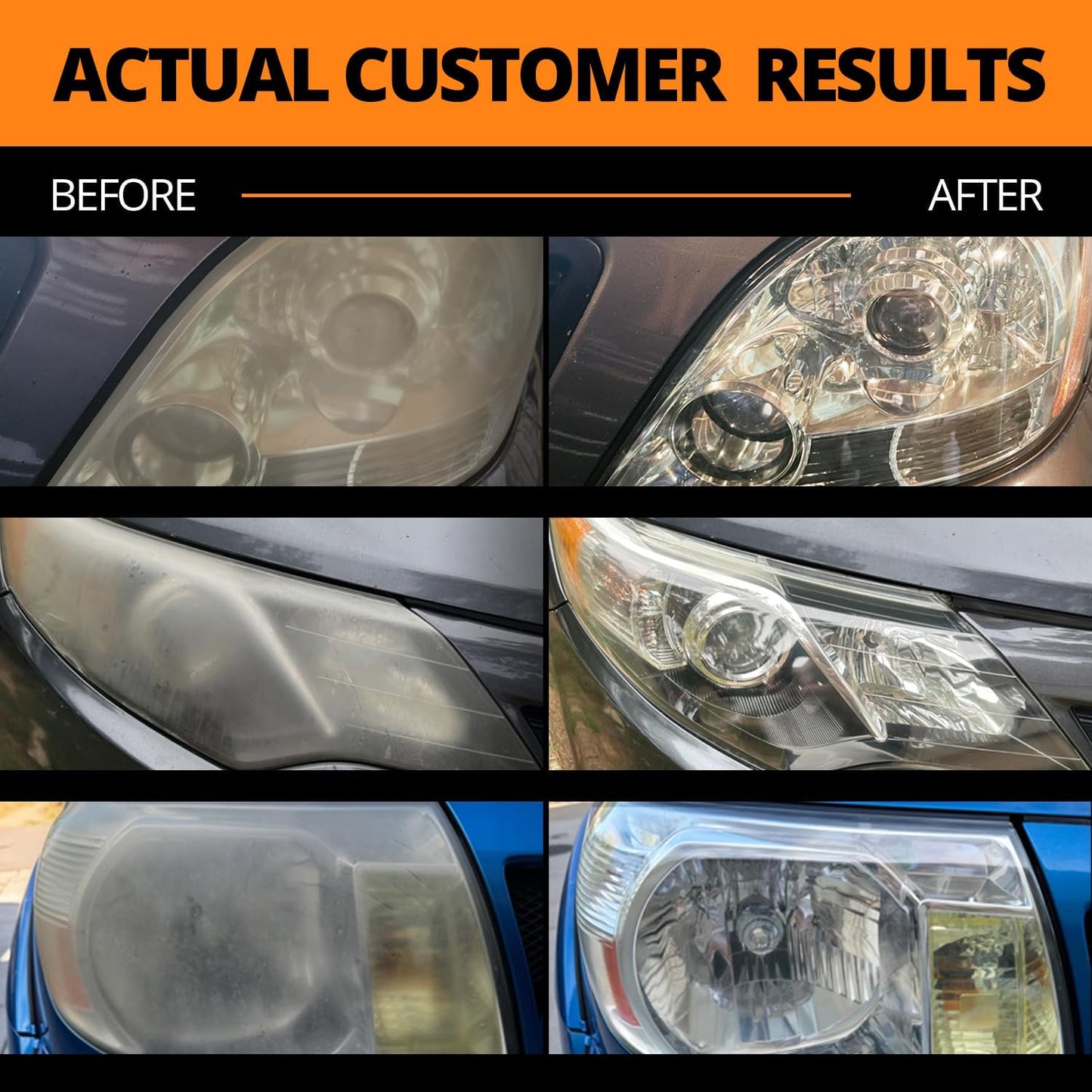 CERAKOTE® Ceramic Headlight Restoration Kit, No Power Tools, 10 Wipe Kit