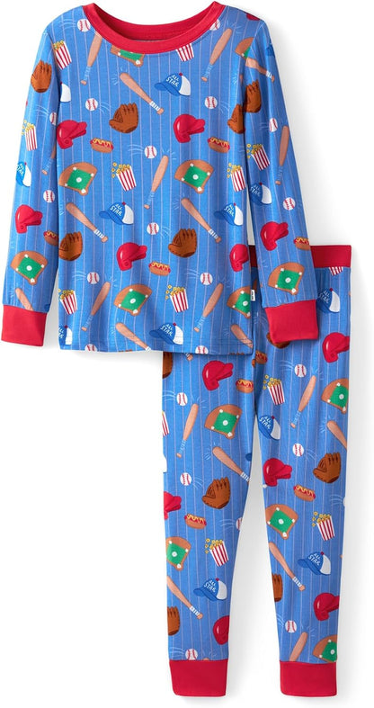 Little Sleepies Two-Piece Pajama Set, Viscose from Bamboo, Toddler Kids PJs