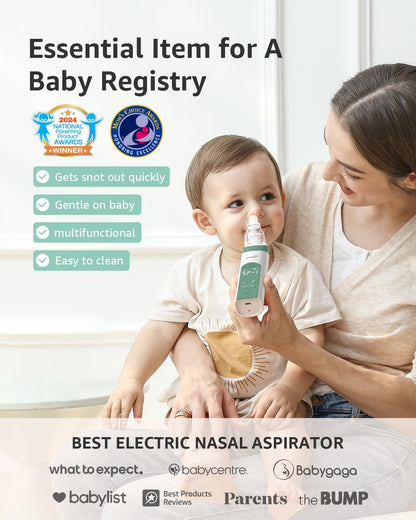 GROWNSY Nasal Aspirator for Baby, Electric Nose Sucker, Powerful Suction