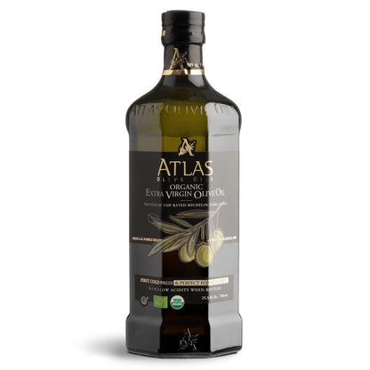 Atlas Organic Extra Virgin Olive Oil, Moroccan, High Polyphenol, 1 L