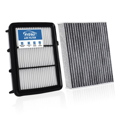 Engine+Cabin Air Filter Fit for 2014-2020 Rogue, 2017-2022 Rogue Sport