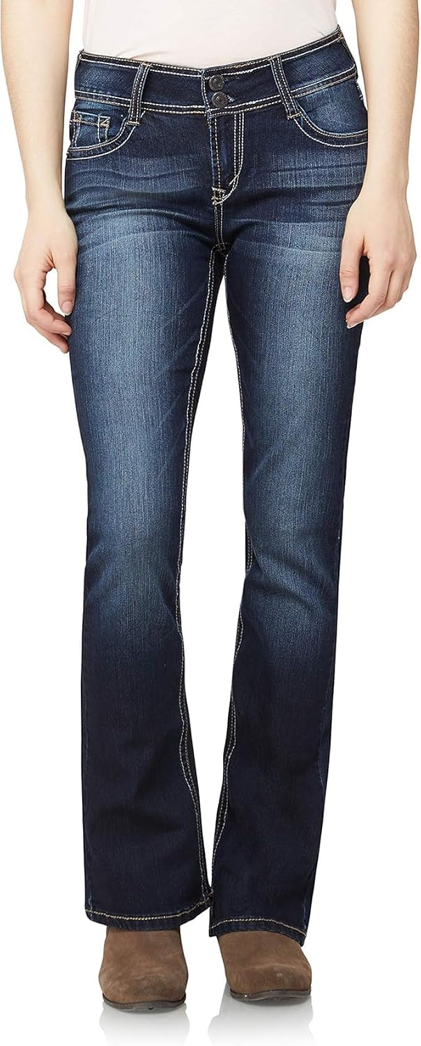 WallFlower Luscious Curvy Bootcut Jeans for Women, Sizes 0-24