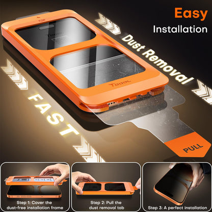 TOCOL for iPhone 17 Pro Max Screen Protector, Clear