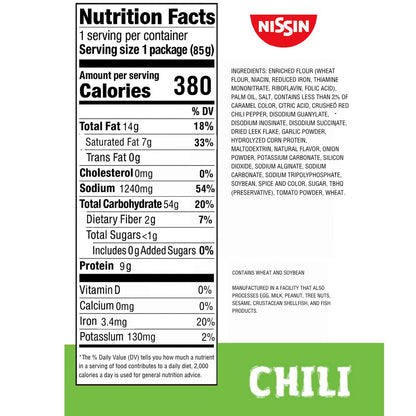 Nissin Top Ramen Noodle Soup, Chicken, 3 Ounce (Pack of 24)