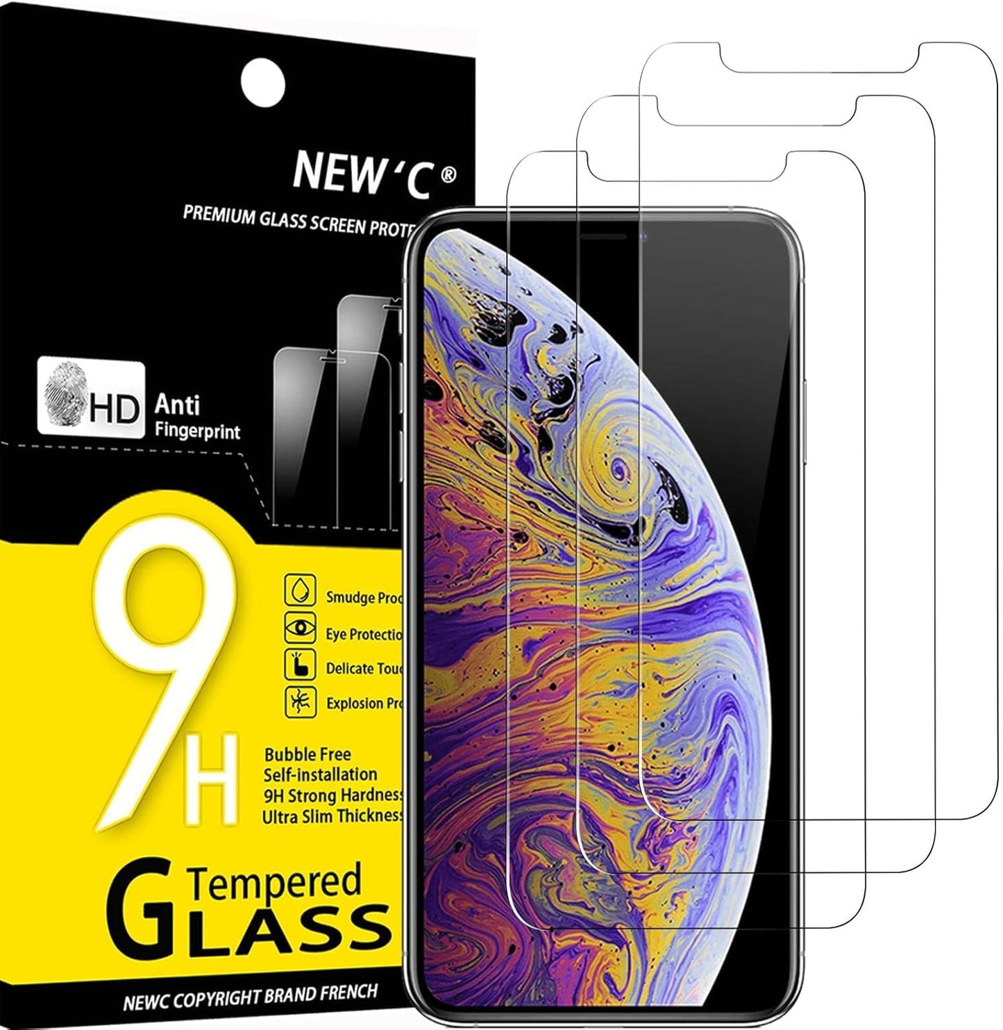 NEW'C for iPhone 17, iPhone 17 Pro, iPhone 16 Pro Screen Protector