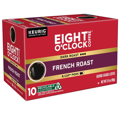 Eight O'Clock Coffee Hazelnut, Single-Serve Keurig K-Cup Pods, Flavored Medium Roast Coffee Pods, 96 Count