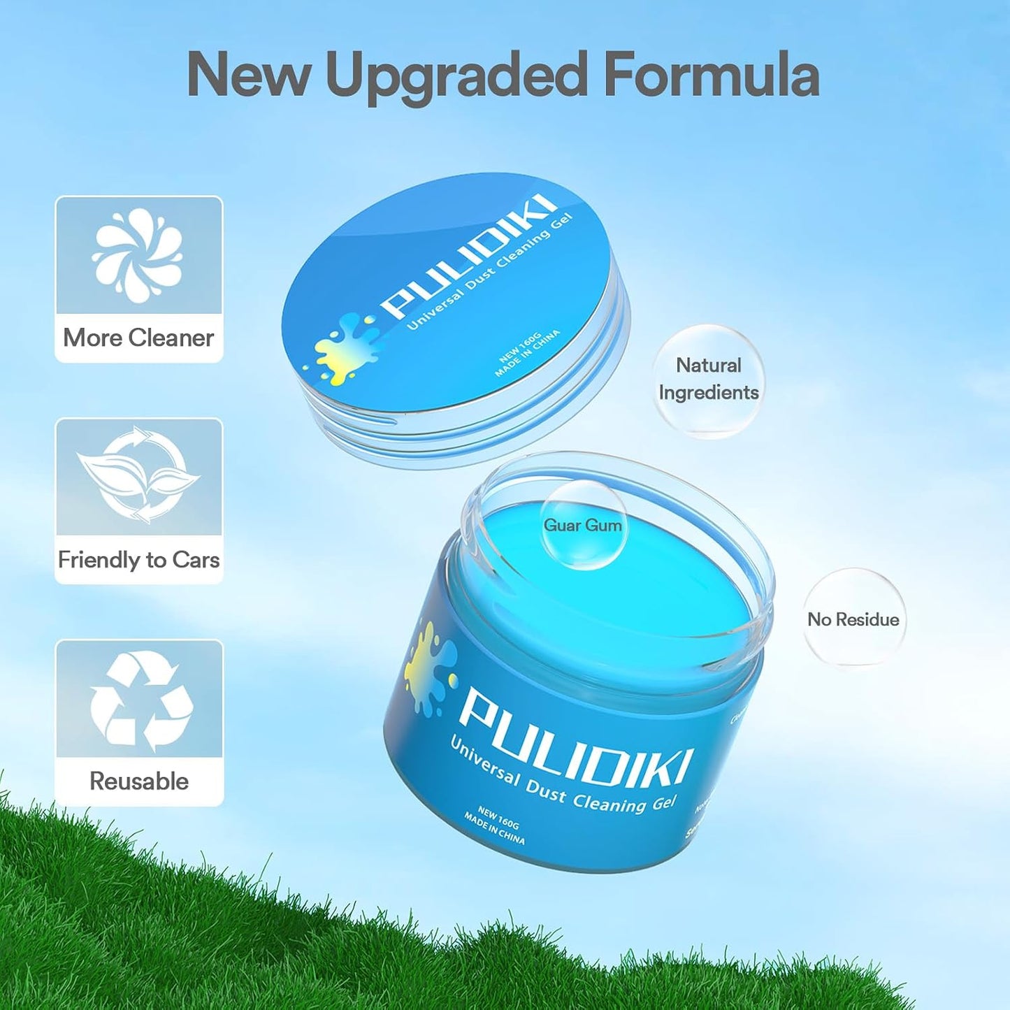 PULIDIKI Car Cleaning Gel Car Clean Putty, Universal Car Interior Cleaner
