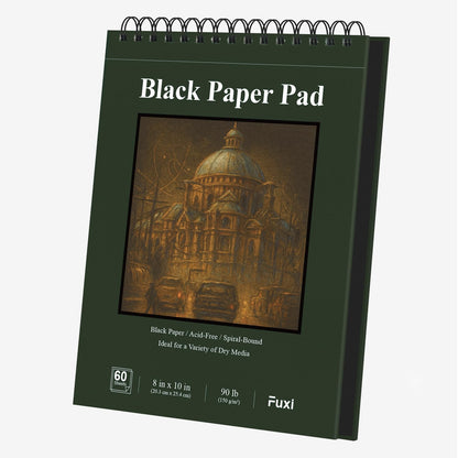 Fuxi 9" x 12" Sketch Book_Top Spiral Bound Sketchbook_100Sheets 68lb/100gsm