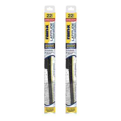 Rain-X 810348 Repellency Water Repellent Wiper Blades, 26" & 16" Windshield Wipers, All Weather Streak-Free for Enhanced Visibility w/Water Repellency Formula [Amazon Exclusive]