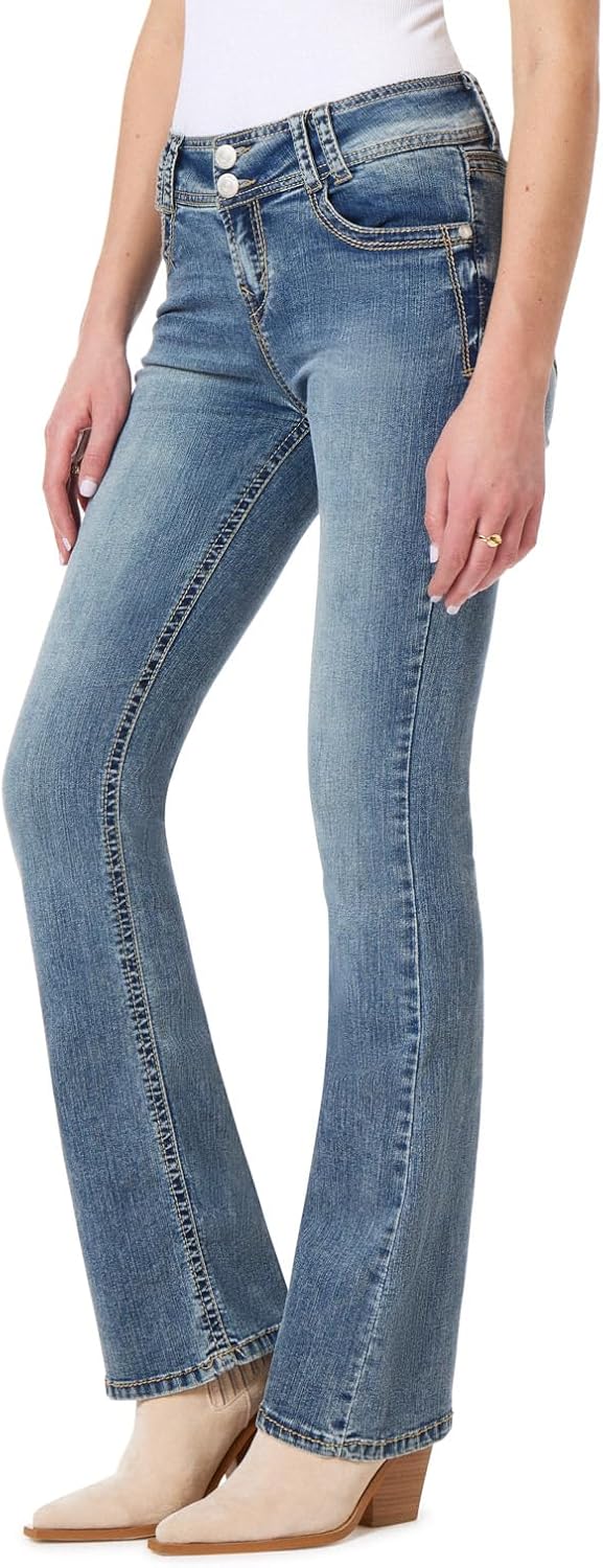 WallFlower Luscious Curvy Bootcut Jeans for Women, Sizes 0-24