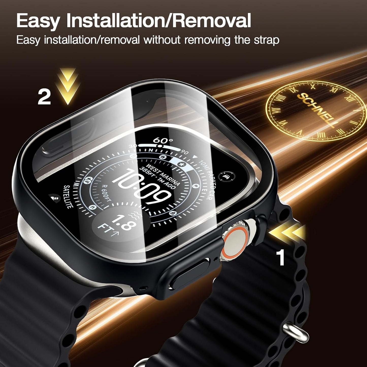 LK 3 Pack for Apple Watch Ultra/Ultra 2 / Ultra 3 Screen Protector 49mm