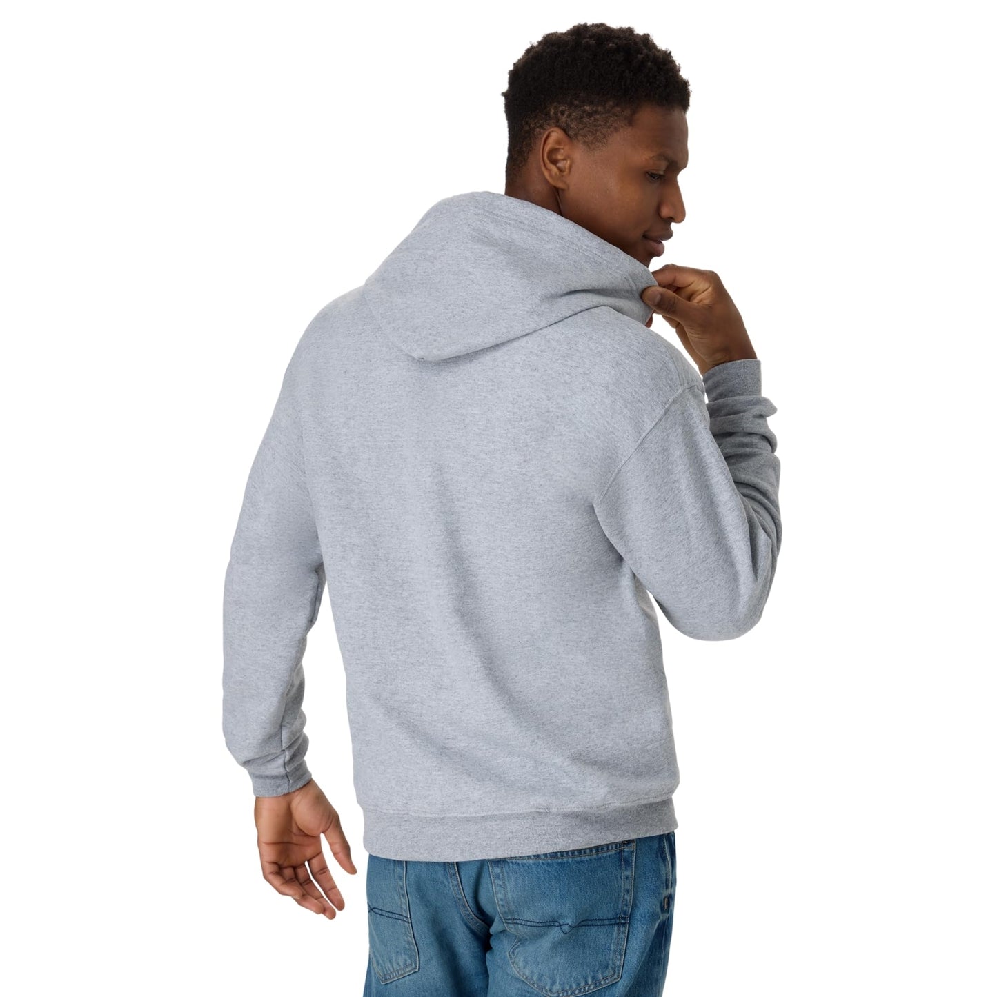 Hanes Men's Zip-up Hoodie, Ecosmart Fleece Full-zip Hoodie for Men, Hooded Sweatshirt