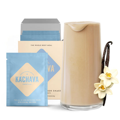 Ka’Chava Whole Body Meal Shake Chai 2 lb – Vegan Protein Powder with 85+ Superfoods & Greens – Plant-Based Meal Replacement with Probiotics & Digestive Enzymes – Gluten & Dairy Free (15 Servings)