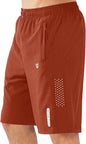 NORTHYARD Men's Athletic Running Shorts Gym Workout 7"/9"/5" Zipper Pockets