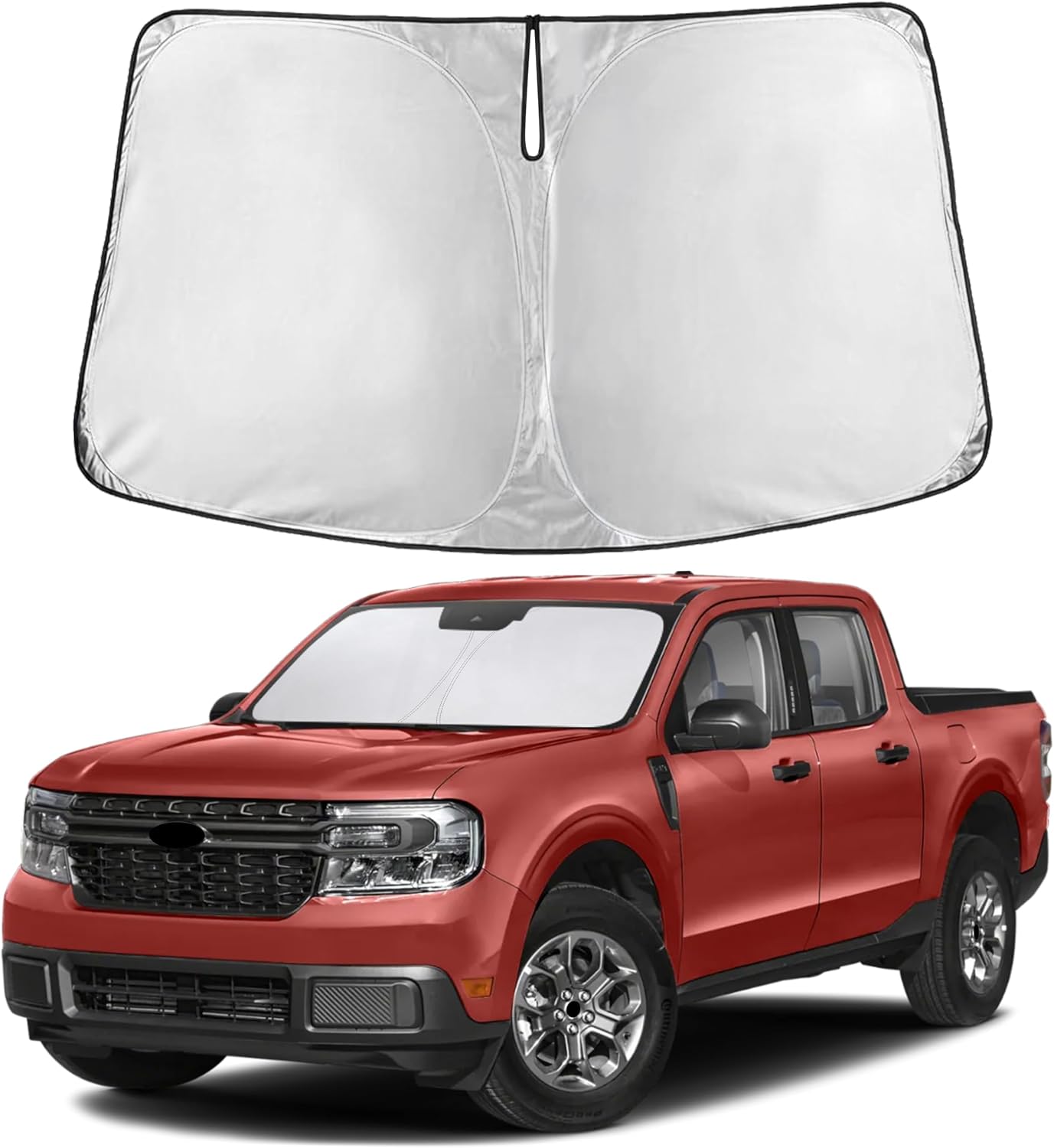 Econour Car Windshield Sun Shade, Front Window Sun Blocker for SUVs,Sedan
