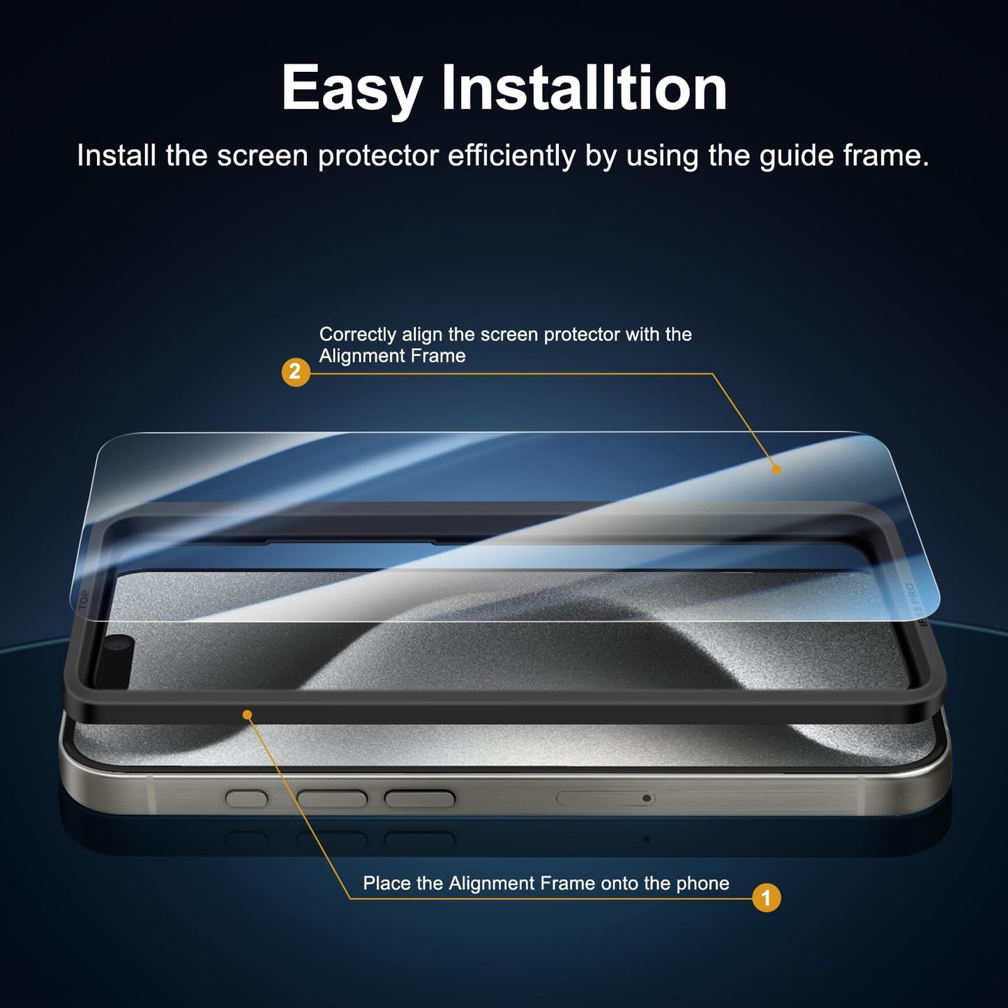 NEW'C for iPhone 17, iPhone 17 Pro, iPhone 16 Pro Screen Protector