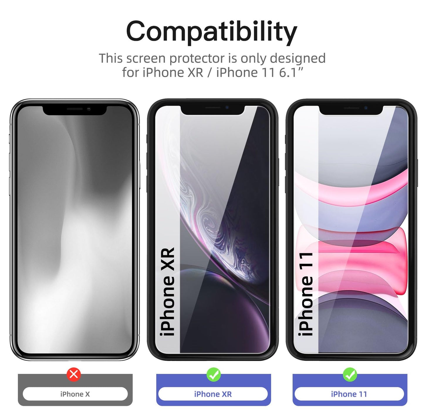 NEW'C for iPhone 17, iPhone 17 Pro, iPhone 16 Pro Screen Protector