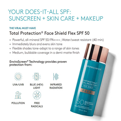 Colorescience, Total Protection Face Shield Flex, SPF 50