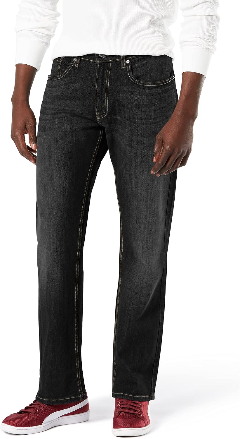 Levi Strauss Signature Gold Men's Relaxed Fit Flex Jeans