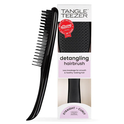 Tangle Teezer Ultimate Detangler Brush, Straight to Wavy, Liquorice Black