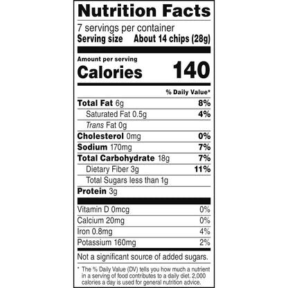SunChips 100% Whole Grain Chips, Variety Pack, 1 oz Bags, Pack of 40, No Artificial Flavors, Colors