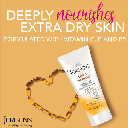 Jergens Ultra Healing Body Lotion, Moisturizer for Dry Skin, 32 fl oz