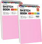 Soucolor Sketch Book 9" x 12", 100 Sheets Kids Art Sketchbook Drawing Pad