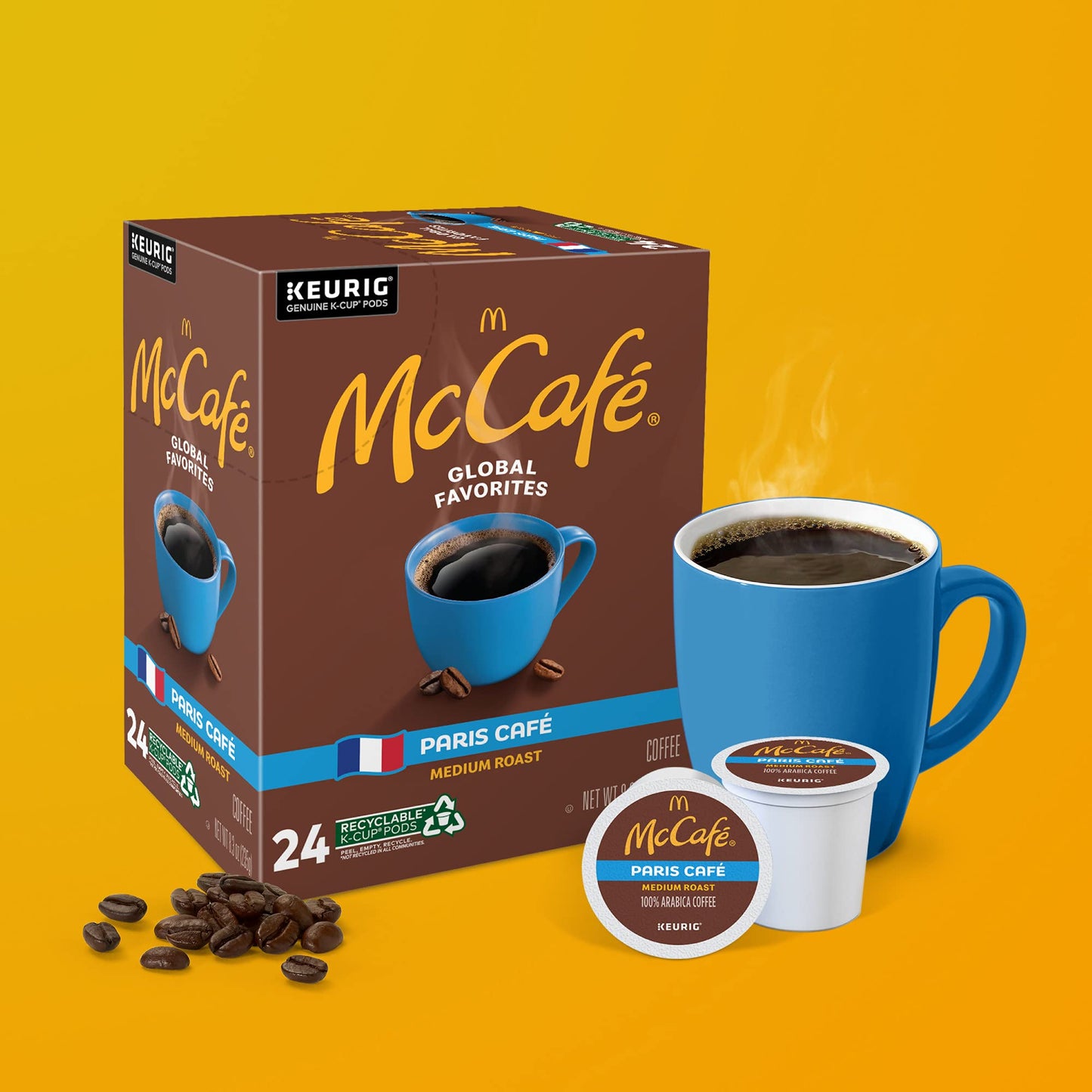 McCafe Premium Roast Coffee, Single Serve Keurig K-Cup Pods, Medium Roast, 84 Count