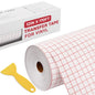 YRYM HT Transfer Tape for Vinyl, 12" x 50 FT, Medium Tack, Red