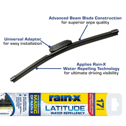 Rain-X 810348 Repellency Water Repellent Wiper Blades, 26" & 16" Windshield Wipers, All Weather Streak-Free for Enhanced Visibility w/Water Repellency Formula [Amazon Exclusive]