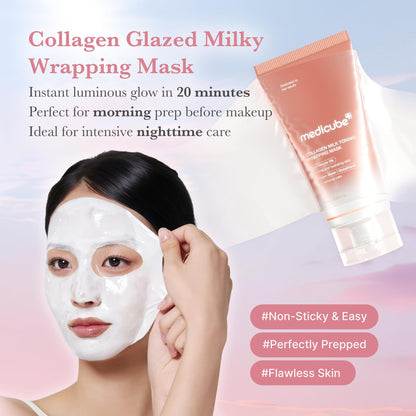 medicube Wrapping Mask Collagen - Overnight Peel Off Facial Mask