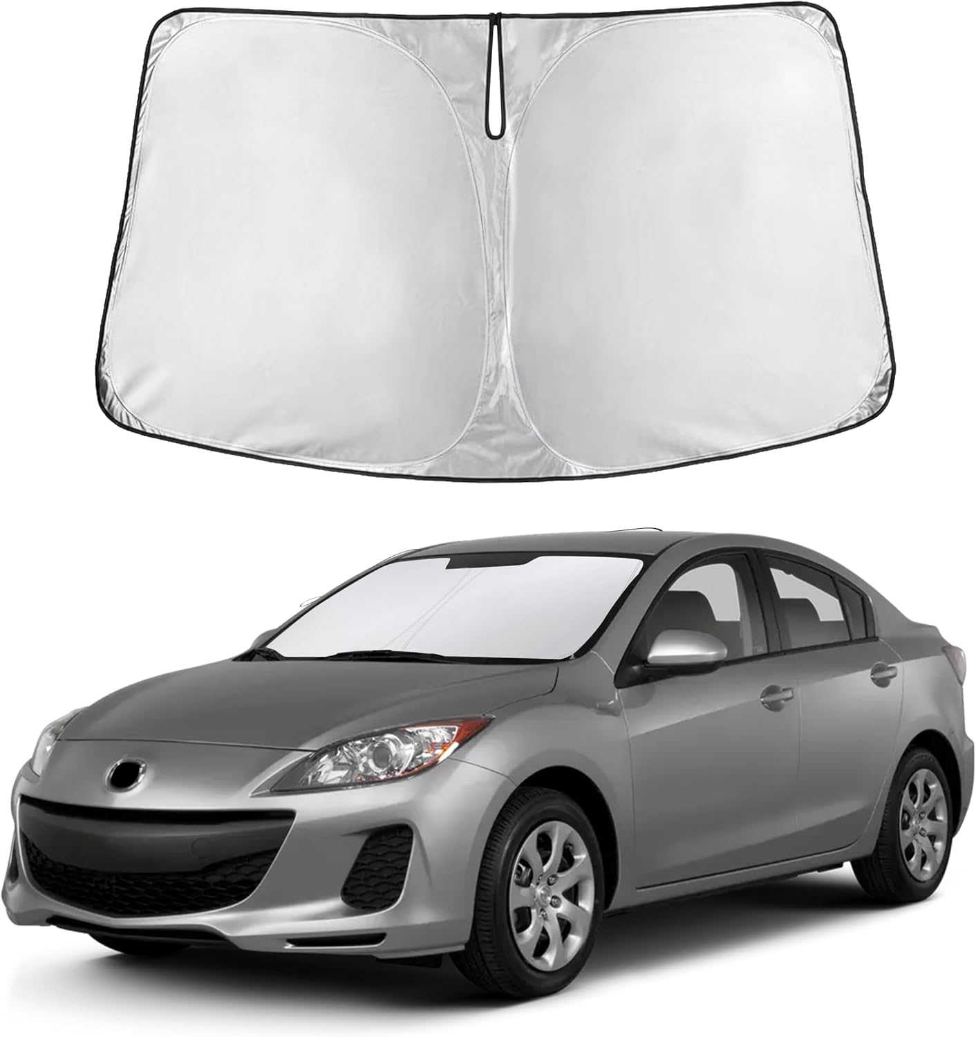 Autovir Windshield Sun Shade, 2017-2026 Tesla Model 3 & Y, 280T Visor Shade