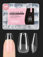 Beetles Soft Gel Nail Tips Short Almond 288pcs in 12 Sizes Etch-X
