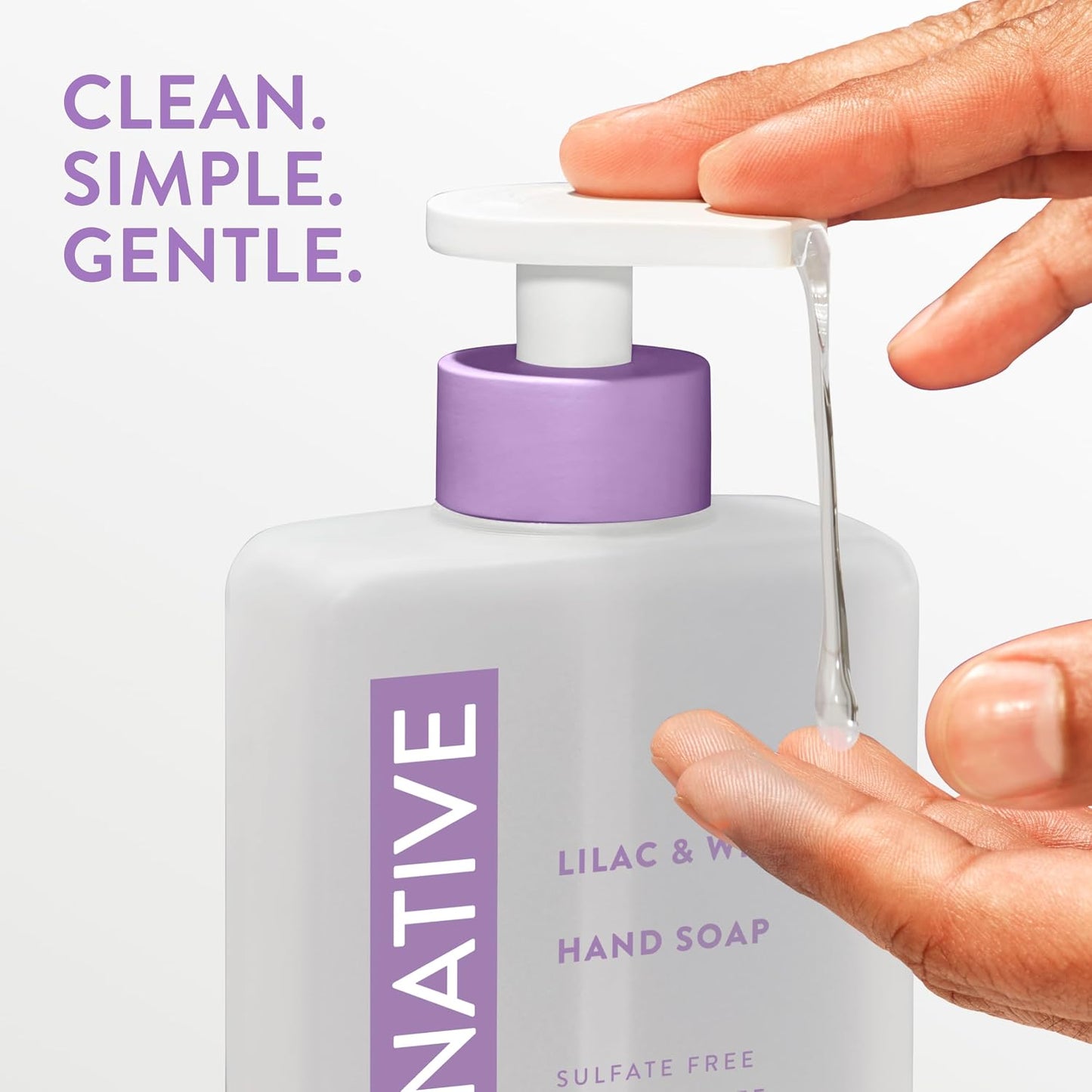 Native Liquid Hand Soap, Toasted Vanilla & Honey Scent, Non-Drying Formula for Soft, Smooth Hands, Made with Plant-Based Cleansers, Sulfate & Paraben Free, 13 oz Bottle