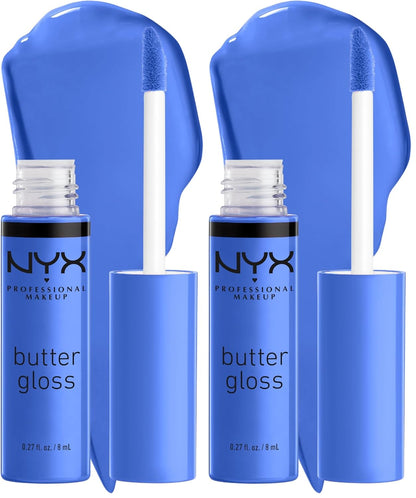 NYX PROFESSIONAL MAKEUP Butter Gloss, Non-Sticky Lip Gloss - Praline (Deep Nude)