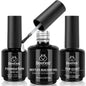 Beetles 2 Pcs 15ml No Wipe Gel Top Coat and Base Coat Set
