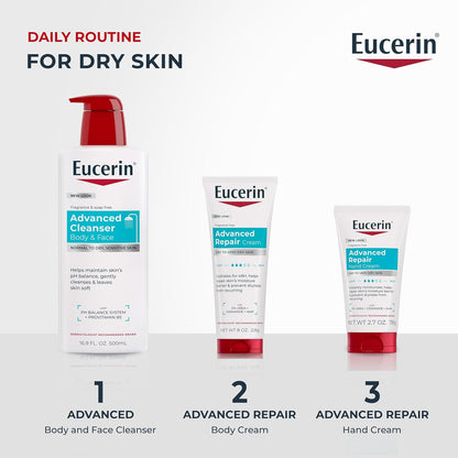 Eucerin Advanced Repair Lotion, Urea Enriched, 16.9 FL OZ